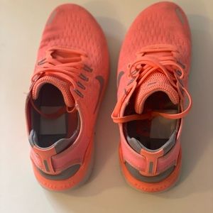 Nike Free’s, Size 6. Light crimson color. In good condition